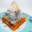 Orgonite pyramid for abundance, joy