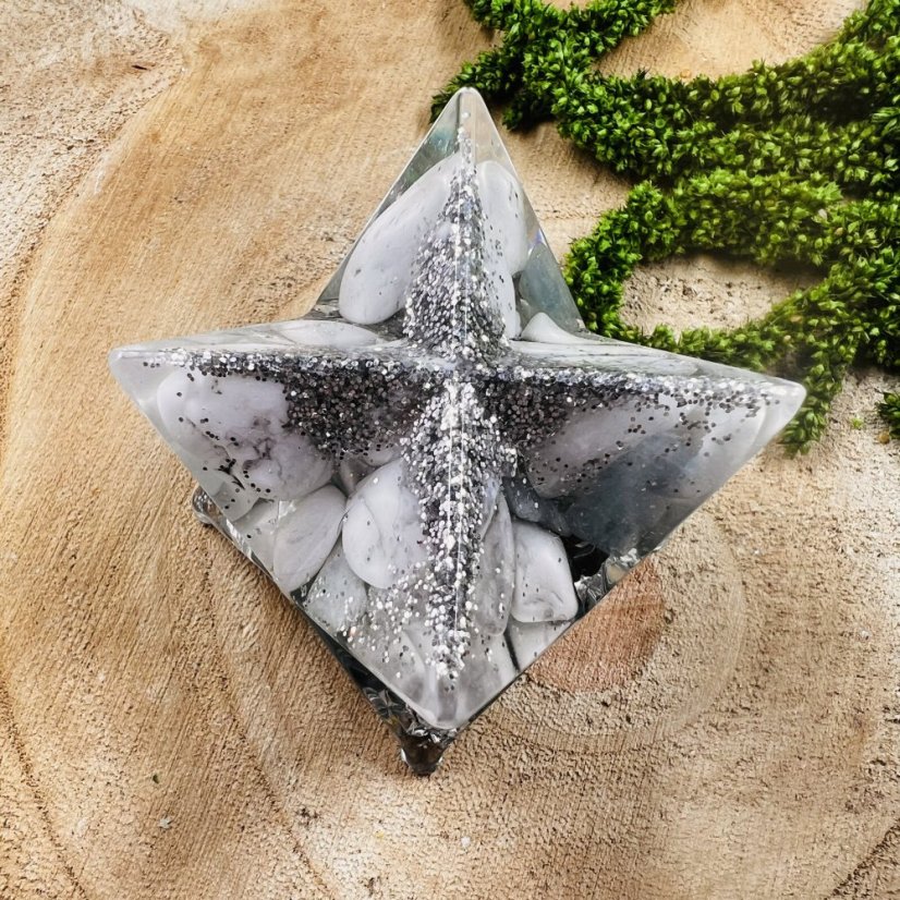 Orgonite merkaba - communication, courage, release