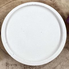 Magická podložka pod svíčku – velká - bílá