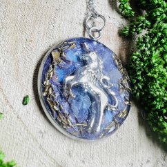 Orgonitový náhrdelník - jednorožec - čistota, magie, ochrana