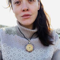 Orgonite pendant - for balance and optimism