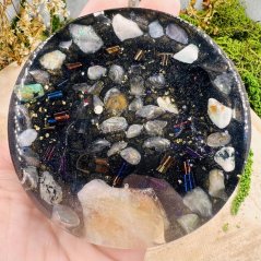 Magická orgonitová podložka / podtácek pro tvou harmonii, rovnováhu, uvolnění napětí a hojnost - 2. jakost