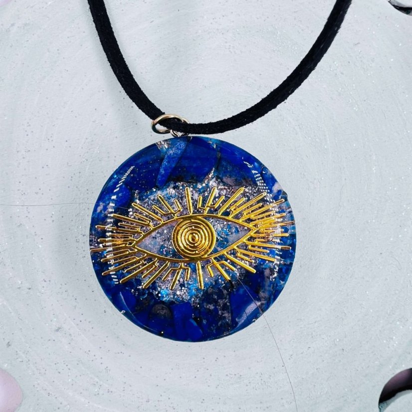 Orgonitový přívěšek / amulet / talisman - ochranu před negativitou, intuici, otevření třetího oka