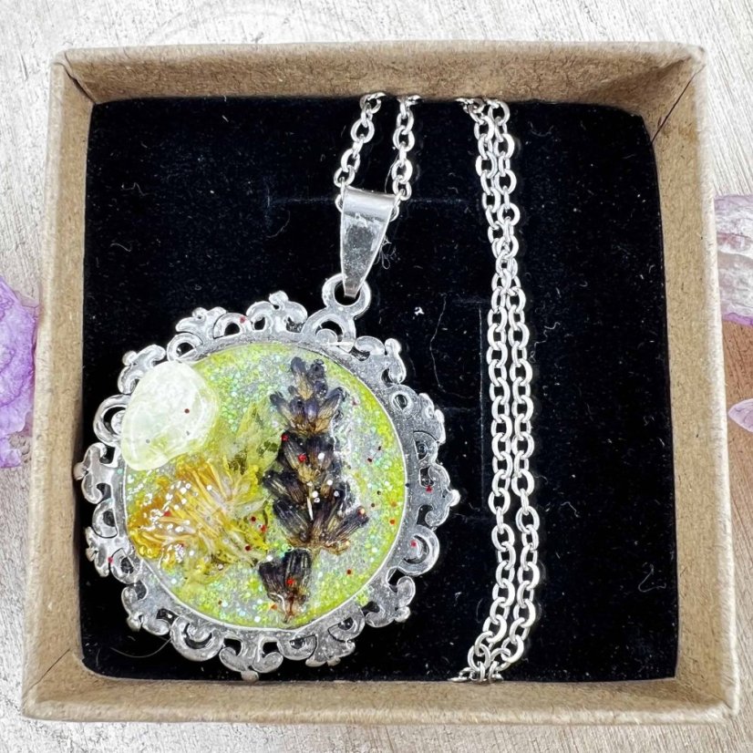 Autorský šperk s citrínem pro radost, optimismus a sílu