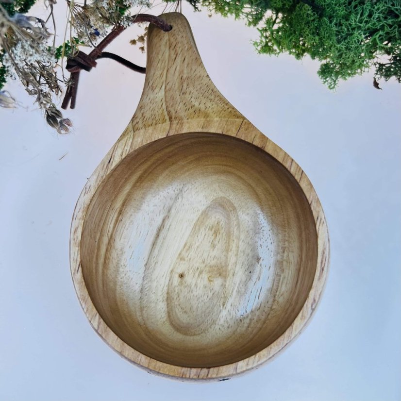 Bambusová kuksa – můra & hvězdy - velká