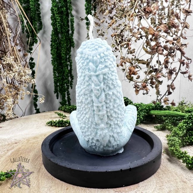 Natural ritual Gaia candle - Earth goddess - green