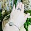 Orgonite bracelet - clear quartz - gentle heart energy