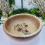 Beech bowl - meadow flowers Beech bowl - meadow flowers