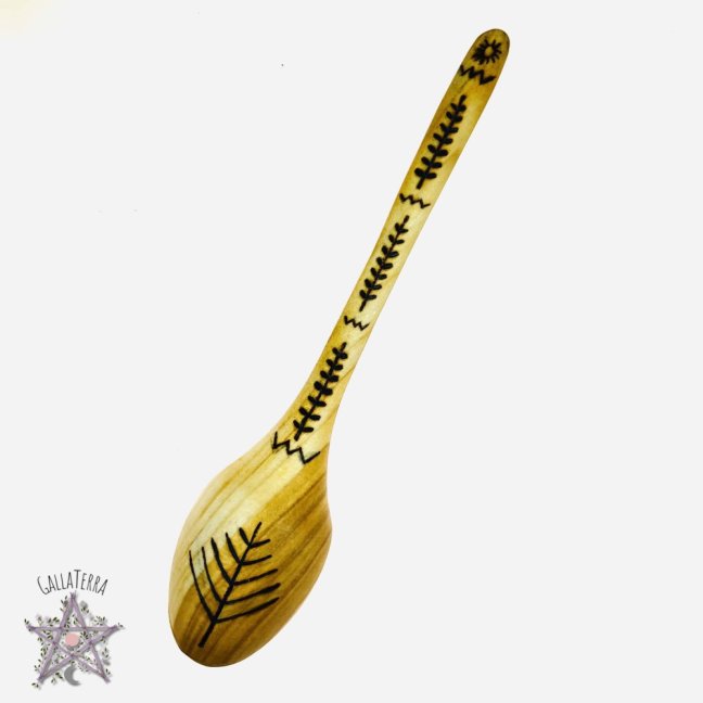 Wooden spoon - protorunes - large