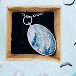 Netradiční orgonitový náhrdelník pro štěstí, prosperitu a uzdravení