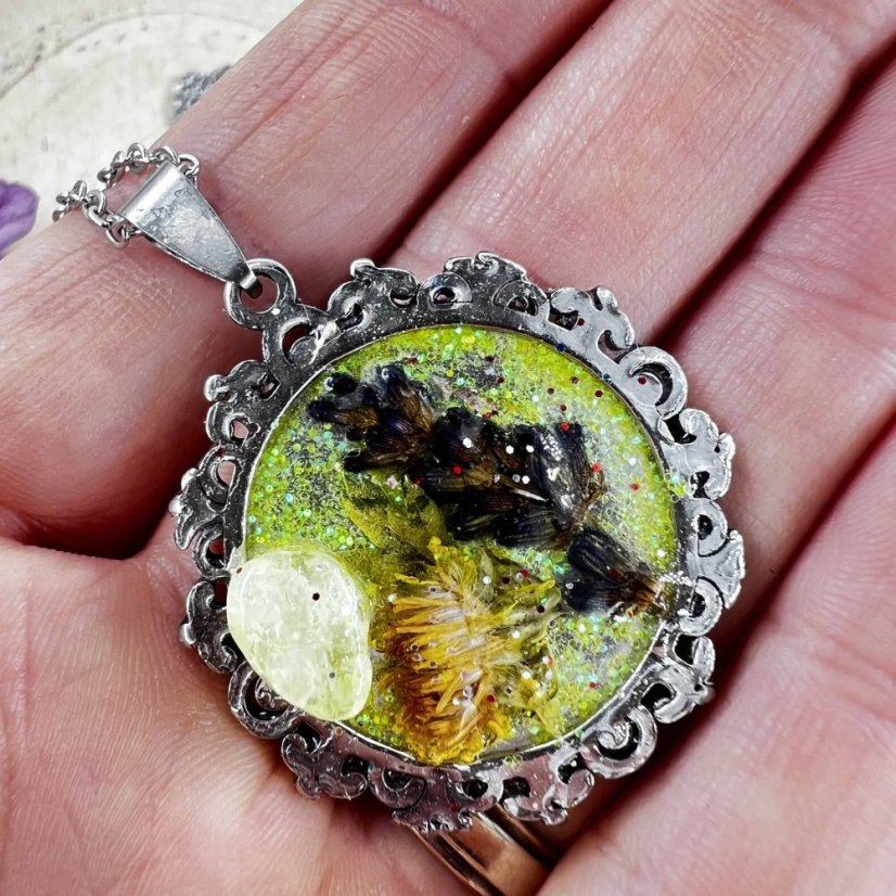 Autorský šperk s citrínem pro radost, optimismus a sílu