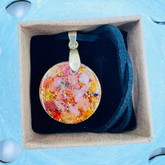 Orgonite pendant / amulet / talisman - luck, optimism and finances