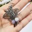 Náušnice triquetra - ametyst - intuice, magie, harmonie Náušnice triquetra - ametyst - intuice, magie, harmonie