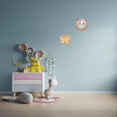 Dřevěné dekorace s roztomilými jarními motivy