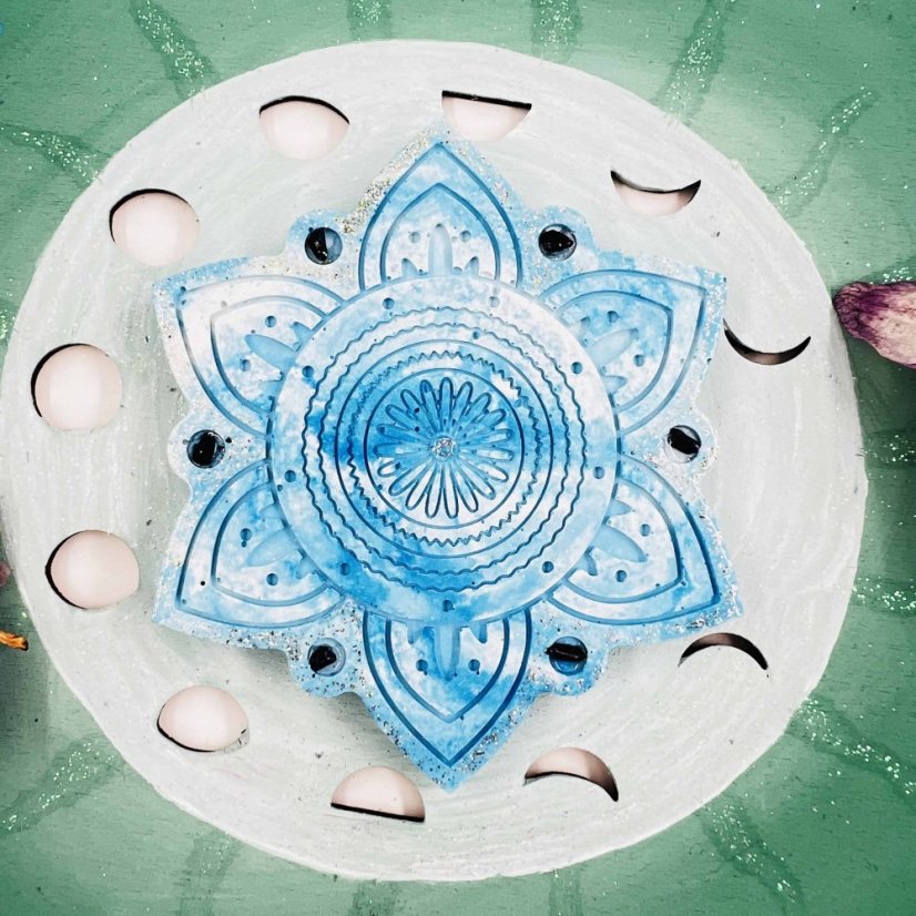 Magická podložka pod svíčku - mandala pro úspěch