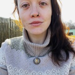 Orgonitový náhrdelník - měsíční kámen - plodnost, nové začátky