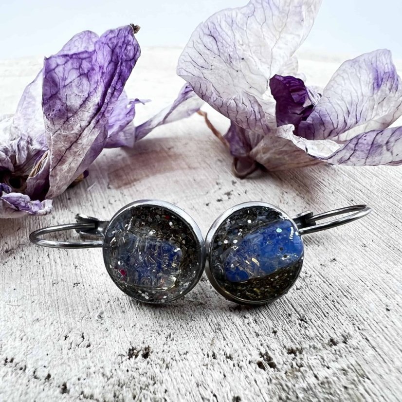 Orgonitové náušnice s opálem pro lehkost a probuzení intuice