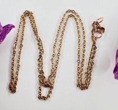 Řetízek z chirurgické oceli - rose gold