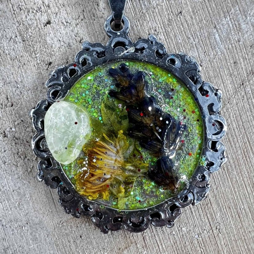 Autorský šperk s citrínem pro radost, optimismus a sílu