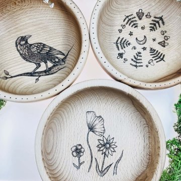 Ručně vypalované misky