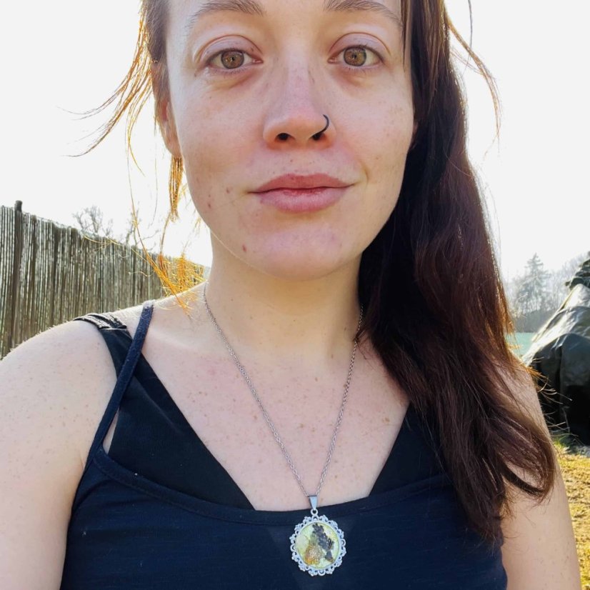 Autorský šperk s citrínem pro radost, optimismus a sílu