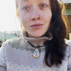 Šperk se stromem života a pentagramem - pro čarodějku