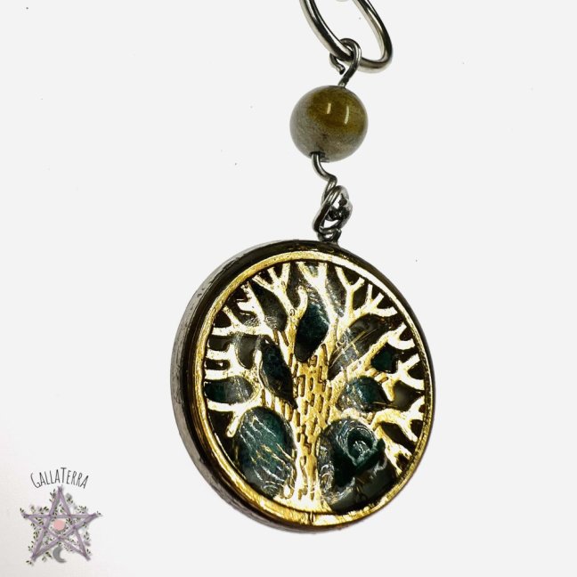 Orgonite necklace - tree of life - harmony, protection