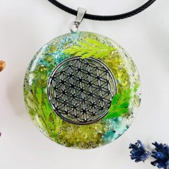 Orgonitový šperk / amulet / talisman - V zeleni