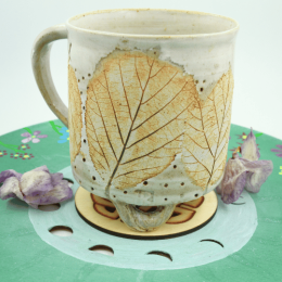 Dřevěný podtácek - keltský uzel