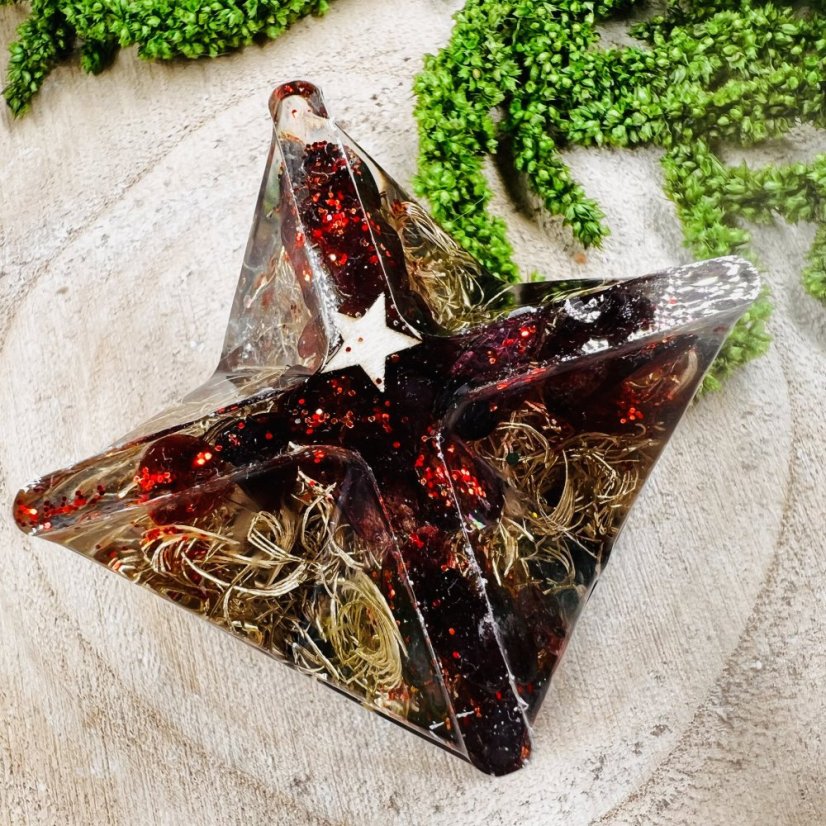Orgonite merkaba - vitality, strength, passion