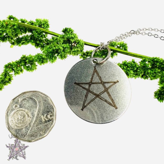 Author's necklace - Pentagram - strength and protection