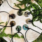 Unisex orgonitové decentní amulety na šňůrce