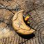 Wooden hand-carved jewelry - Crescent - protection, balance Wooden hand-carved jewelry - Crescent - protection, balance