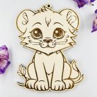 Dřevěná dekorace tygřík