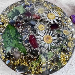 Magická orgonitová podložka / podtácek pro ochranu, magii a vnitřní sílu