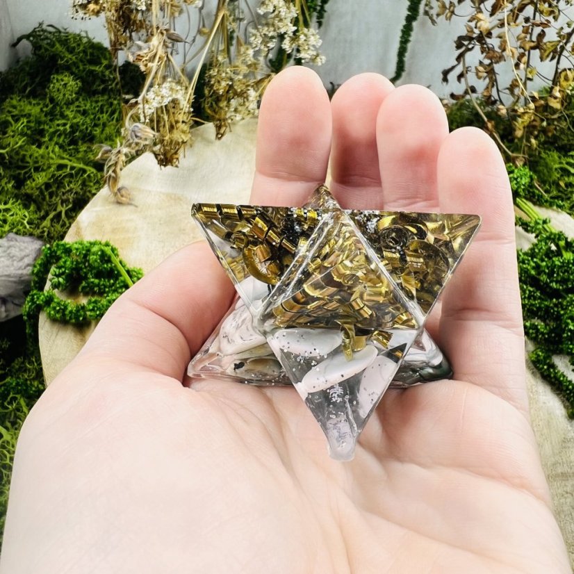 Orgonite merkaba - patience and calming