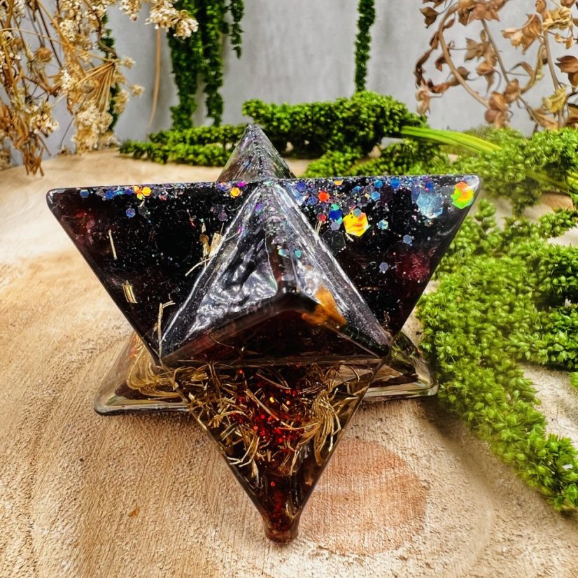 Orgonite merkaba - vitality, strength, passion