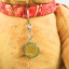 Orgonitový amulet / přívěsek / talisman pro mazlíčka s květem života pro ochranu a klid
