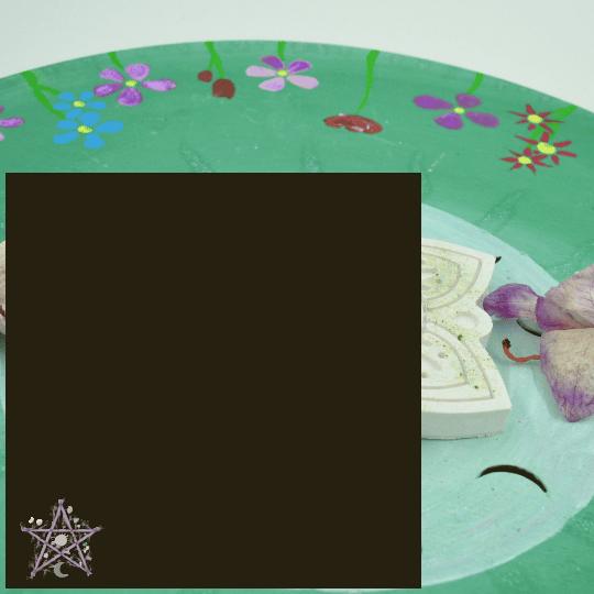 Magická podložka pod svíčku - mandala