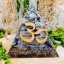 Orgonite pyramid for gentle transformation and concentration