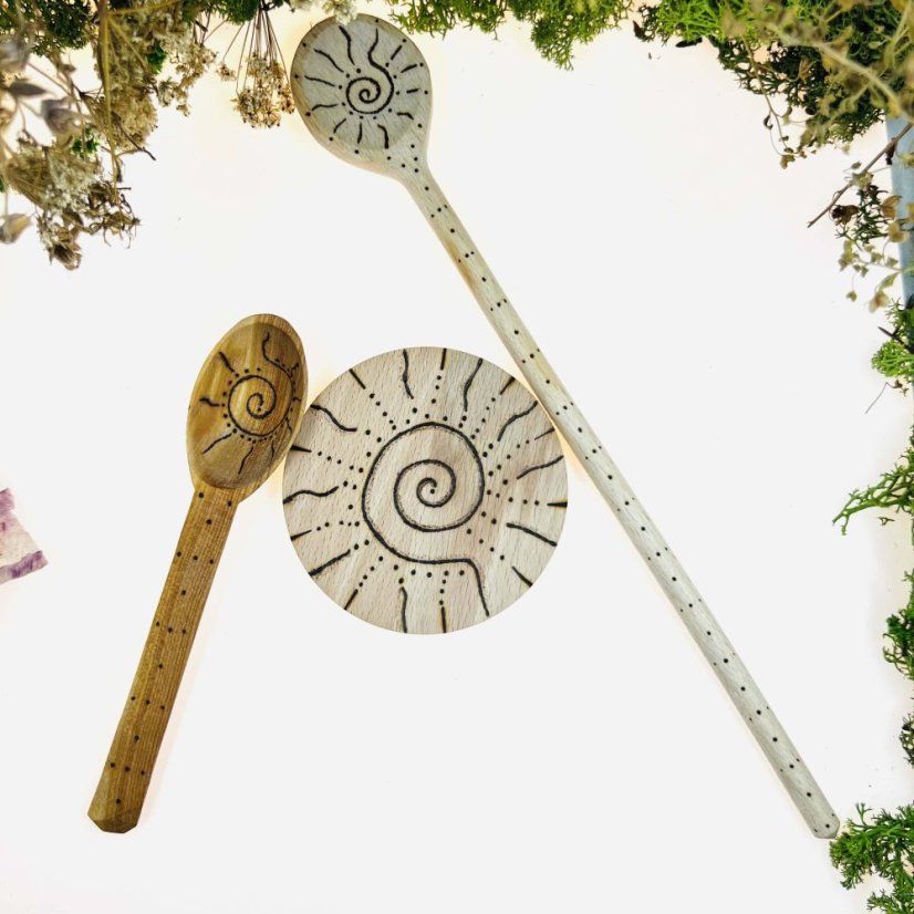 Set se sluneční spirálou