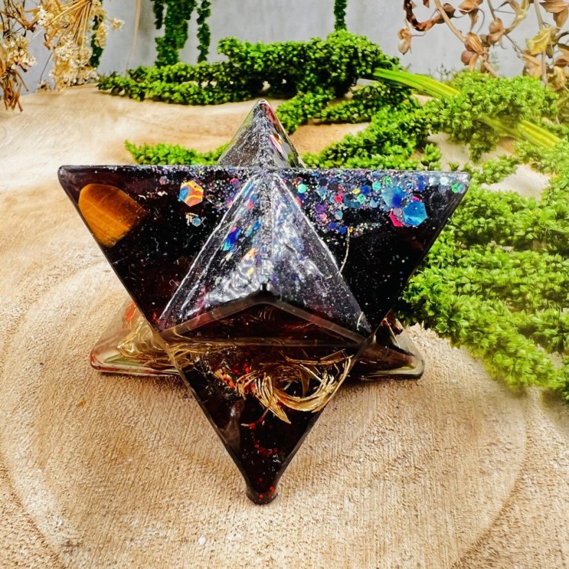 Orgonite merkaba - vitality, strength, passion