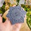 Magická podložka pod svíčku - mandala pro harmonii - černá