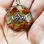 Orgonite necklace - pentagram - strength, protection, balance