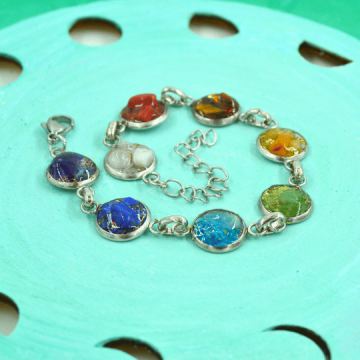 Orgonitový náramek - celočakrový