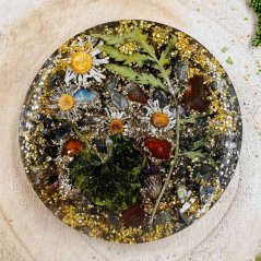 Magická orgonitová podložka / podtácek pro ochranu, magii a vnitřní sílu - 2.jakost