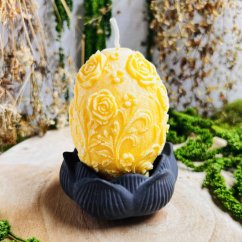 Přírodní svíce - žluté vejce - optimismus, radost