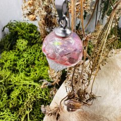 Orgonite jellyfish / necklace with opals - for creativity, gentleness, intuition