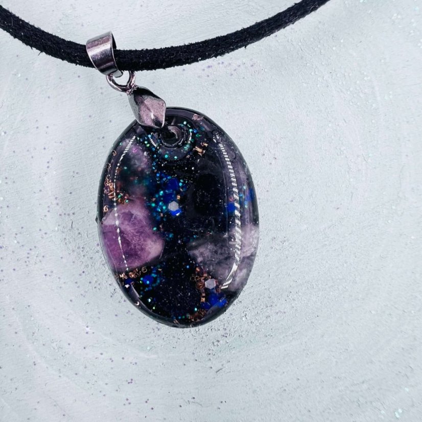 Orgonitový přívěšek / amulet / talisman - pro zklidnění mysli a soustředění