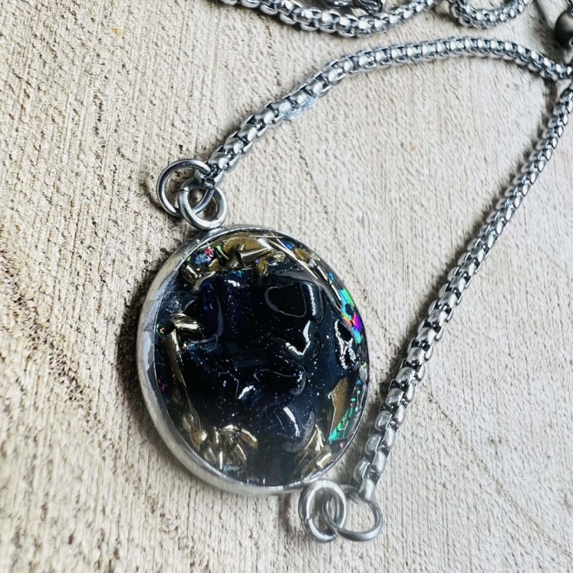 Orgonite bracelet - blue sandstone - self-confidence, stability